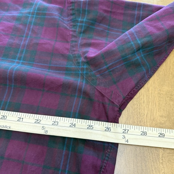 Ralph Lauren shirt men's large Blake plaid blue pony cotton button down preppy - Picture 7 of 10